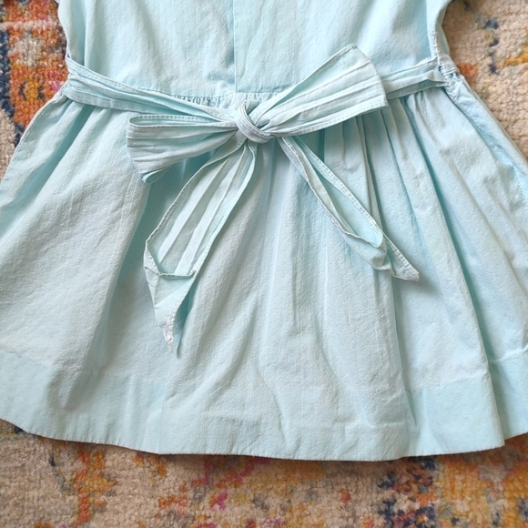 Fruit of the Loom 60's Vintage Rare Bib Collar Babydoll Dress Baby Blue 2T - Picture 13 of 13